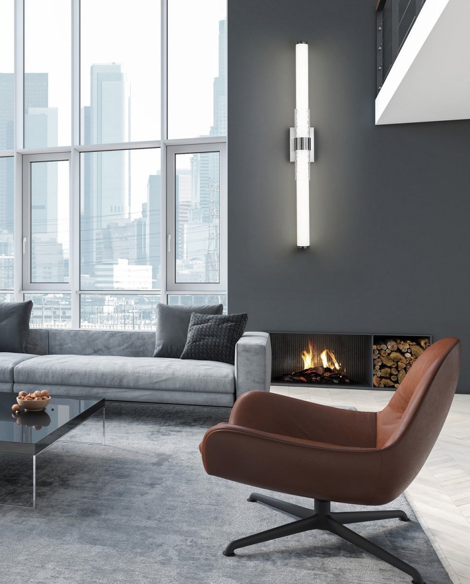 Barre d'éclairage de salle de bain Egon - Or moderne 40" by Z-Lite | Luminaires & cie