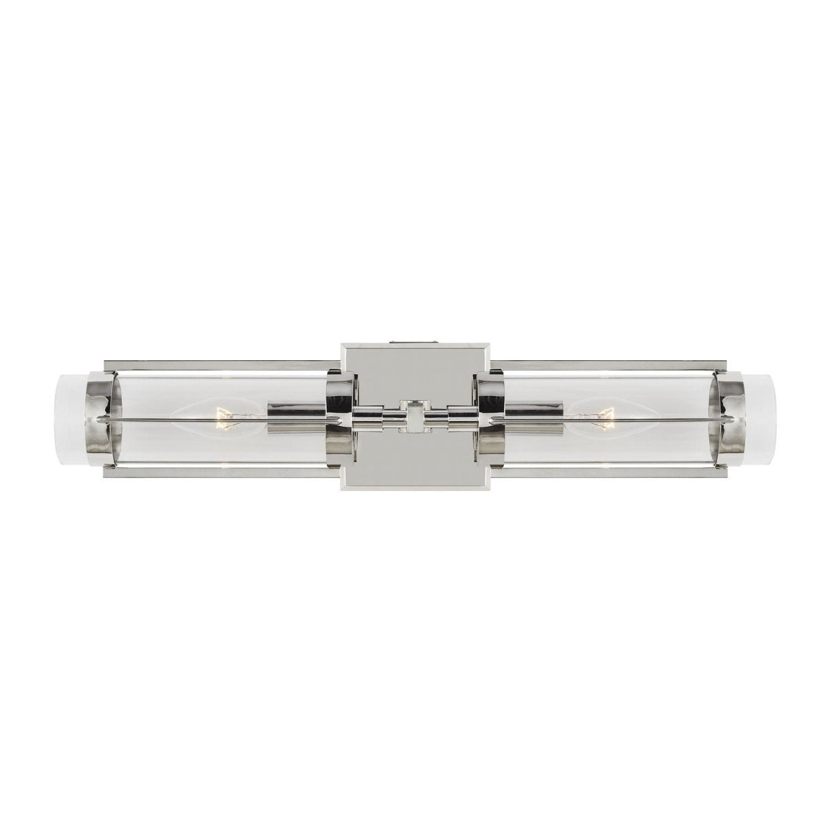 Barre d'éclairage de salle de bain Flynn - Nickel poli by Visual Comfort Studio | Luminaires & cie
