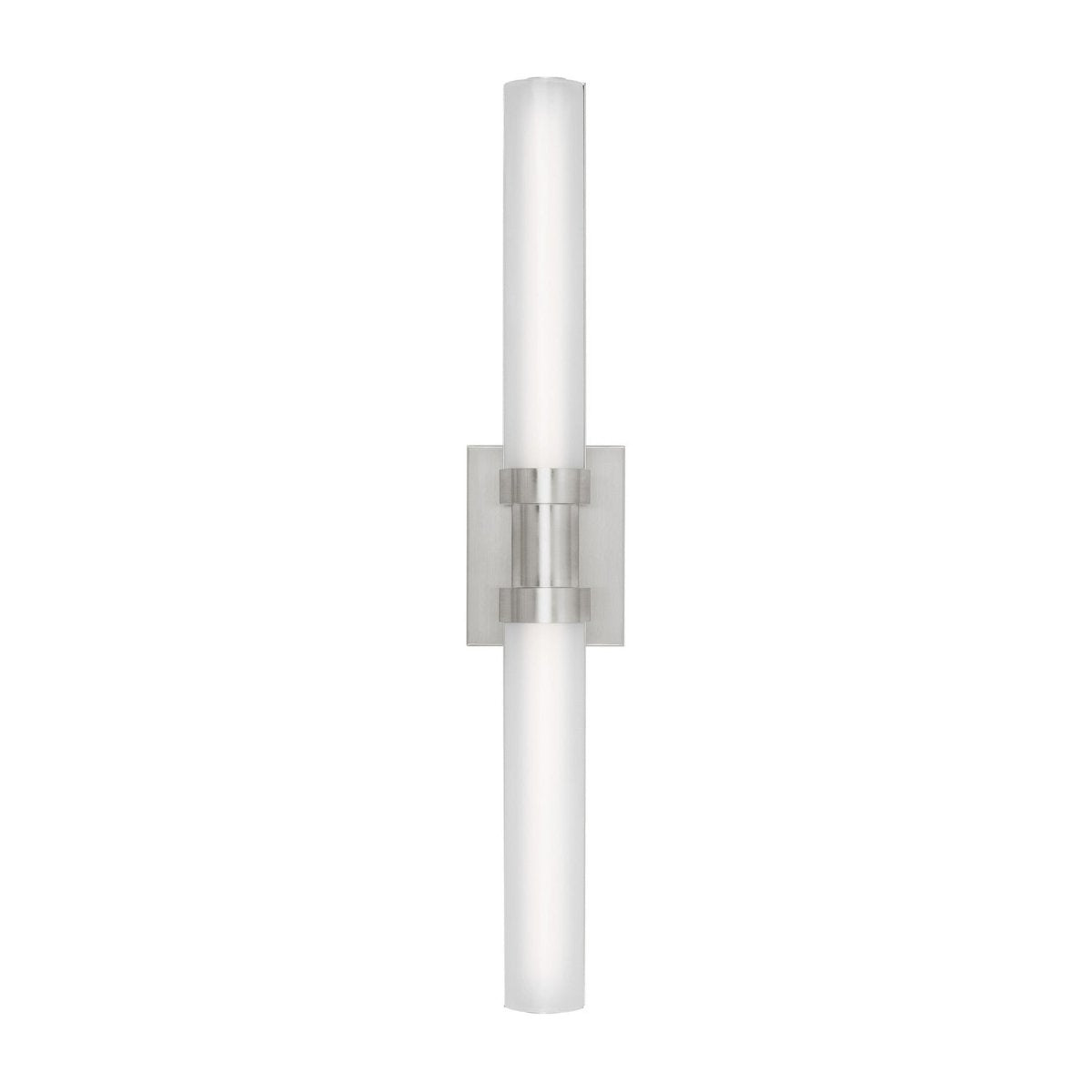 Barre d'éclairage de salle de bain Kiel - Nickel brossé 48" by Visual Comfort Studio | Luminaires & cie