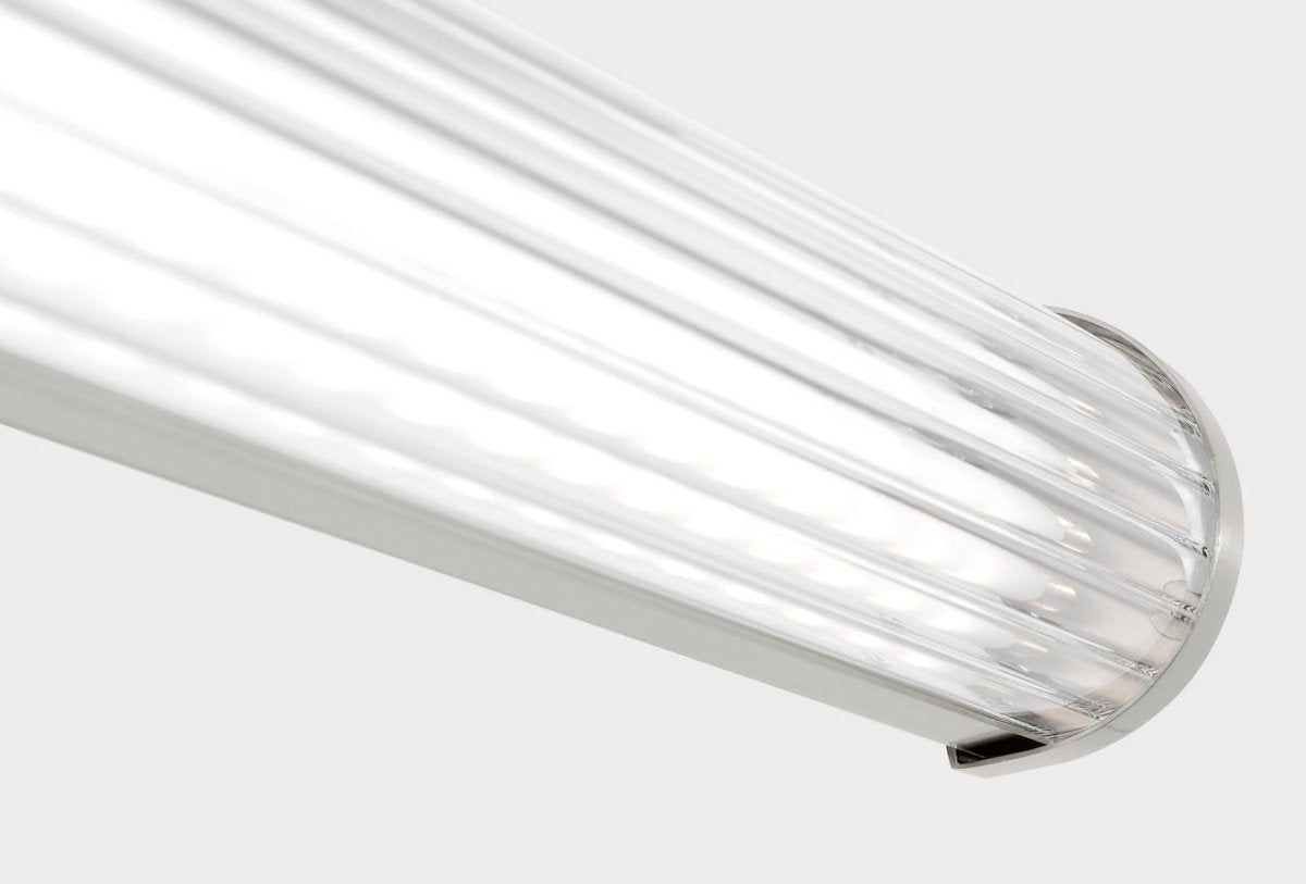 Barre d'éclairage de salle de bain Syden - Nickel brossé 48" by Visual Comfort Studio | Luminaires & cie