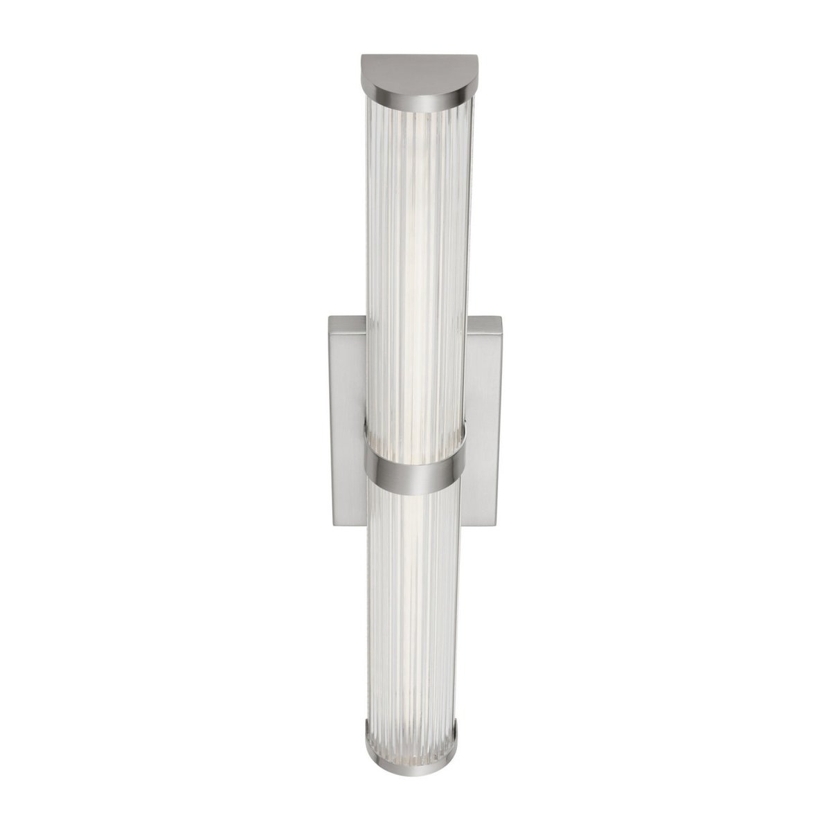 Barre d'éclairage de salle de bain Syden - Nickel brossé 48" by Visual Comfort Studio | Luminaires & cie