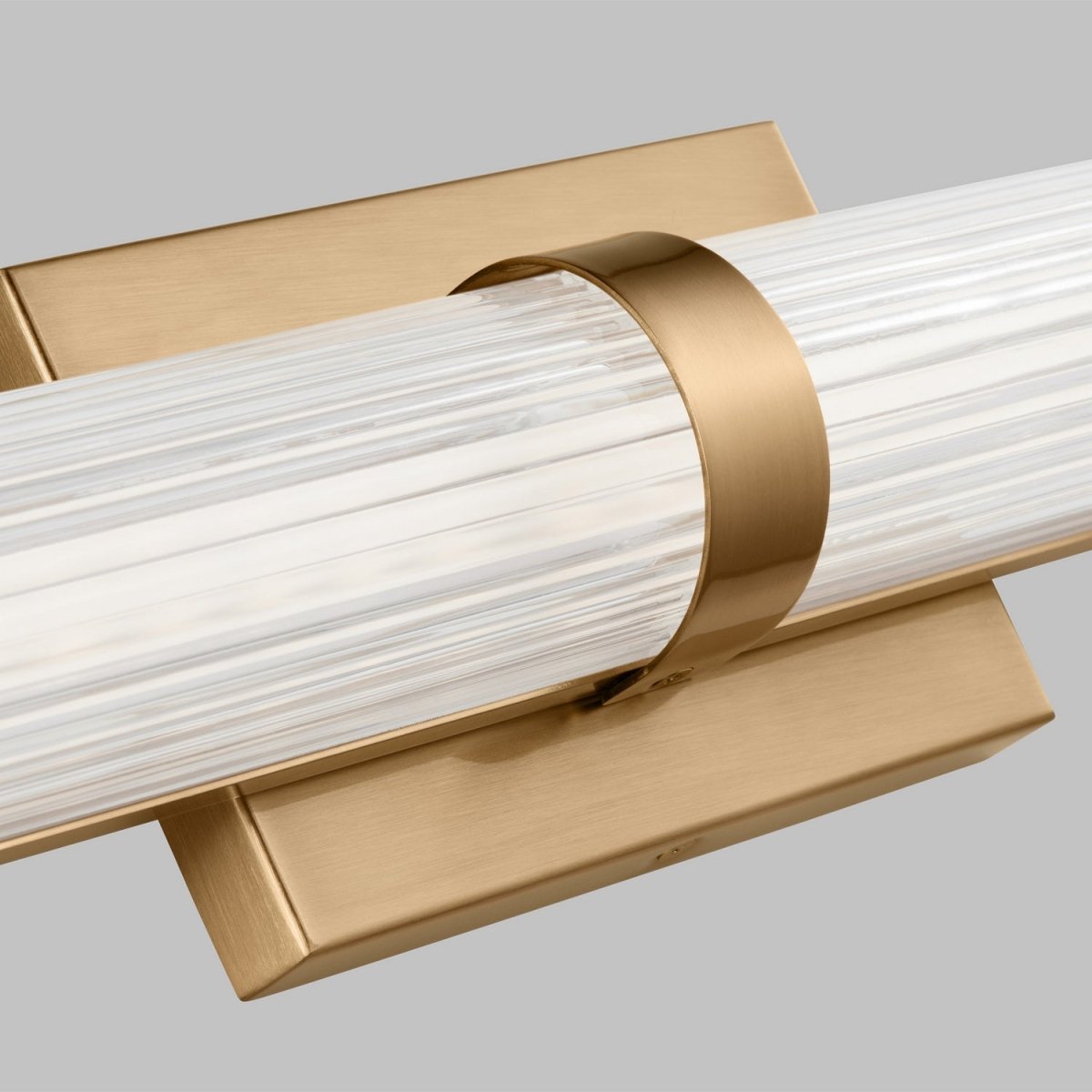 Barre d'éclairage de salle de bain Syden - Nickel brossé 48" by Visual Comfort Studio | Luminaires & cie