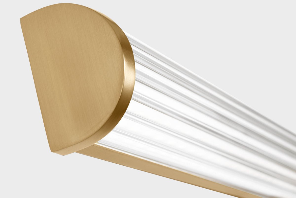 Barre d'éclairage de salle de bain Syden - Nickel brossé 48" by Visual Comfort Studio | Luminaires & cie
