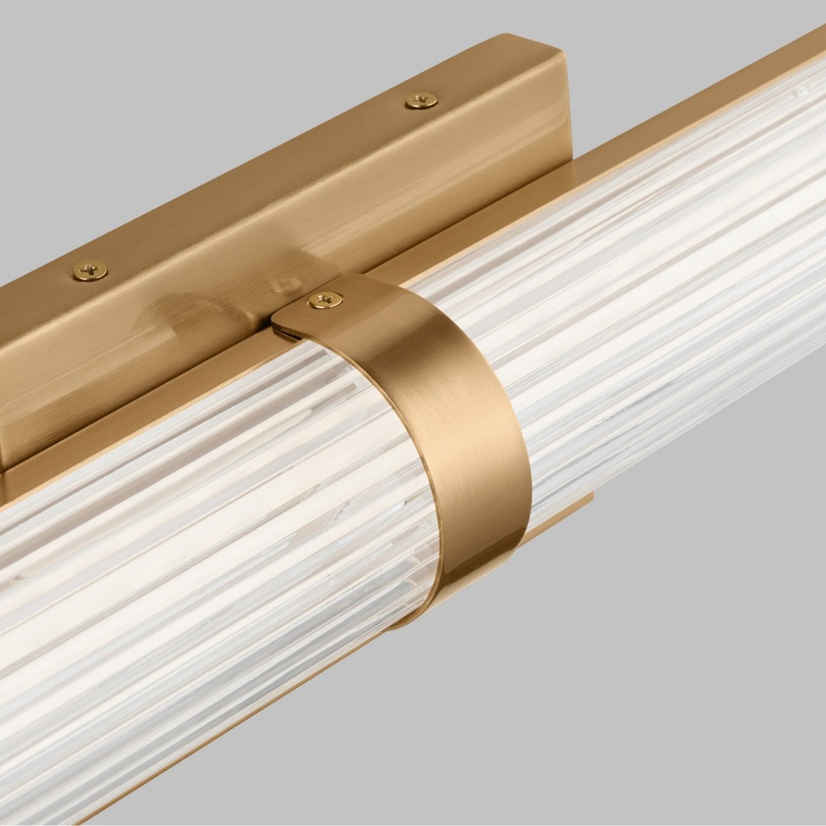 Barre d'éclairage de salle de bain Syden - Nickel brossé 48" by Visual Comfort Studio | Luminaires & cie