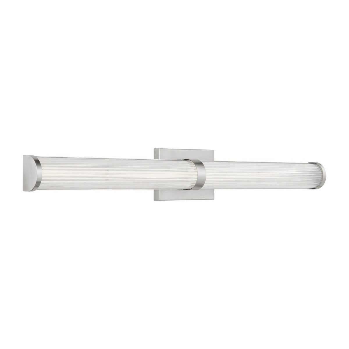 Barre d'éclairage de salle de bain Syden - Nickel brossé 48" by Visual Comfort Studio | Luminaires & cie