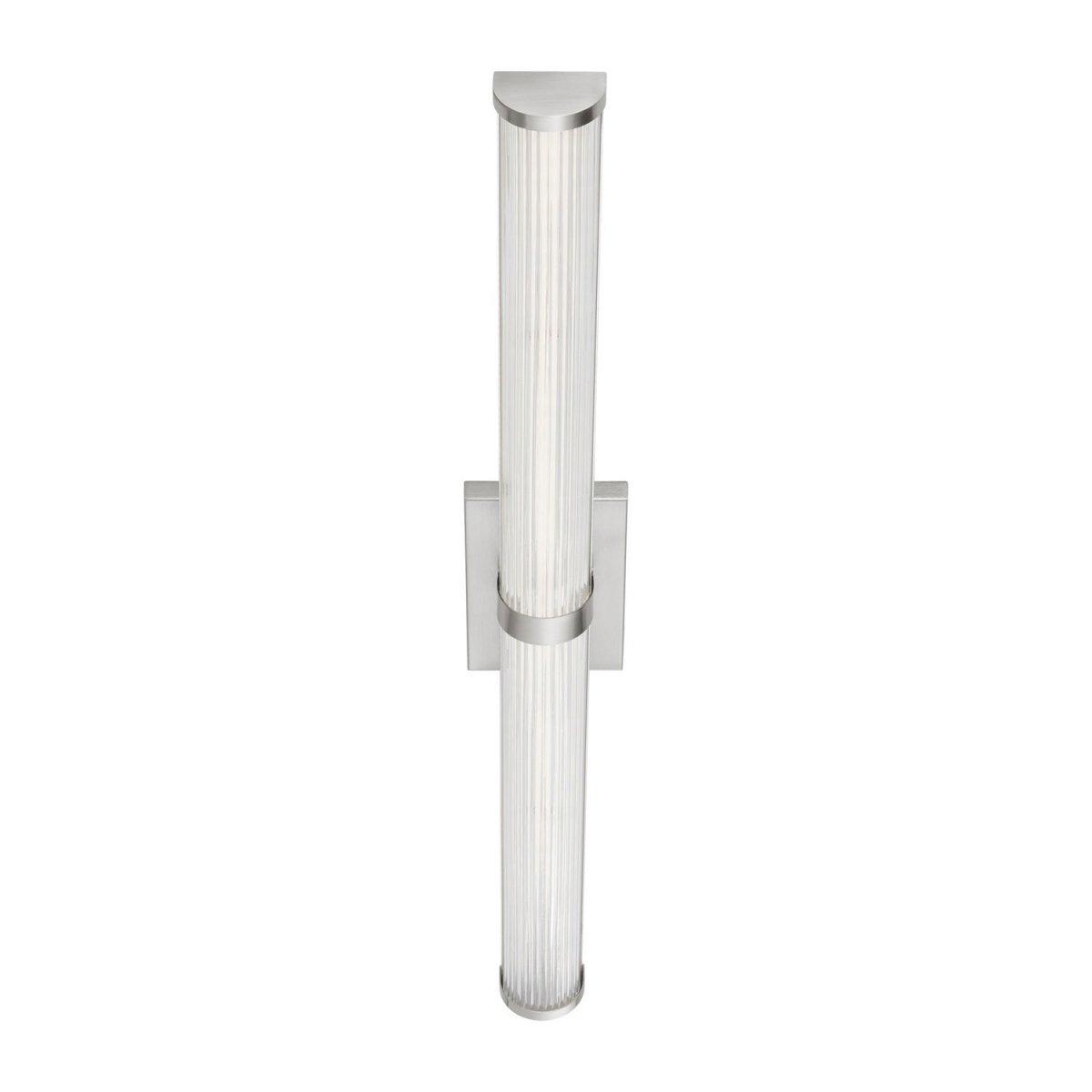 Barre d'éclairage de salle de bain Syden - Nickel brossé 48" by Visual Comfort Studio | Luminaires & cie