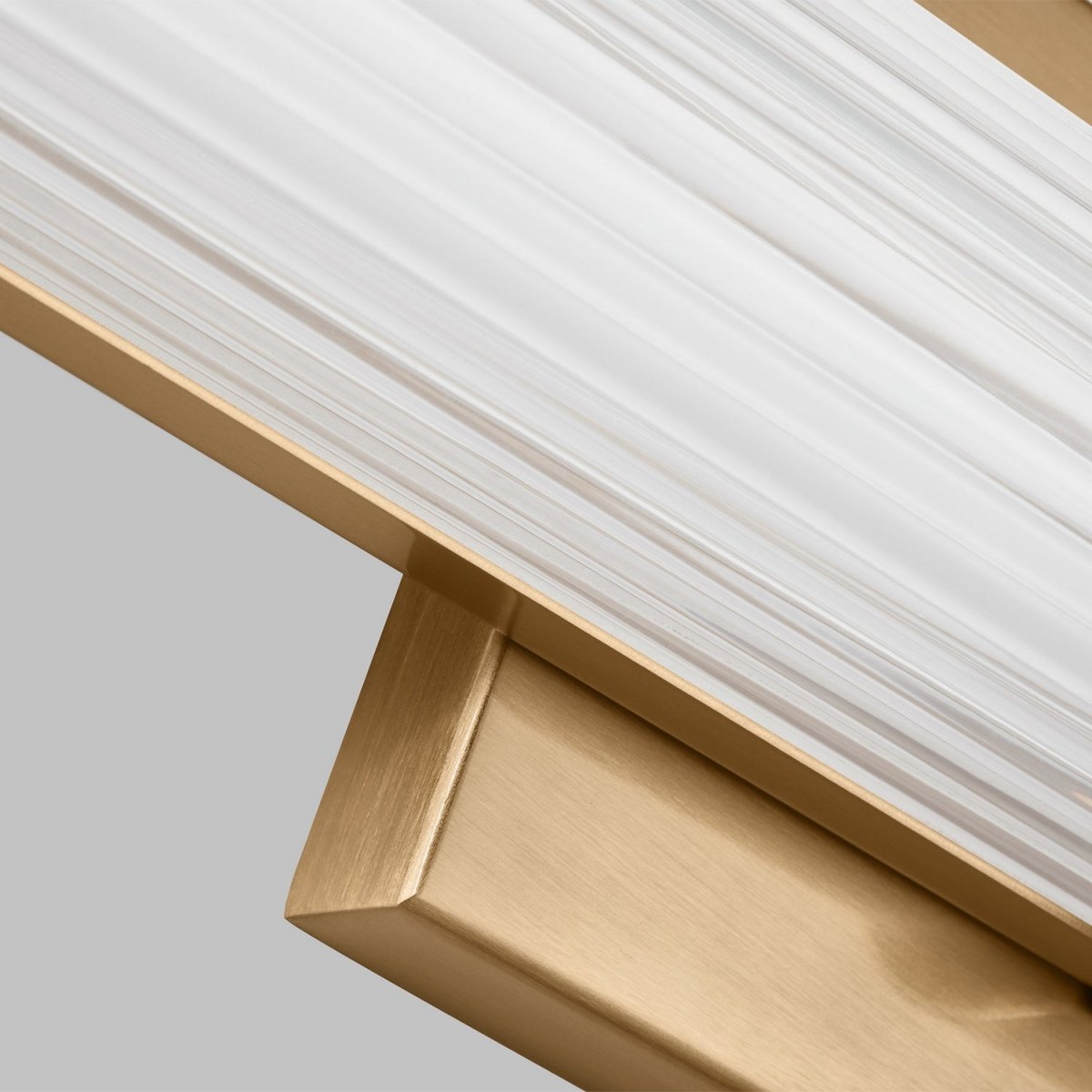 Barre d'éclairage de salle de bain Syden - Nickel brossé 48" by Visual Comfort Studio | Luminaires & cie