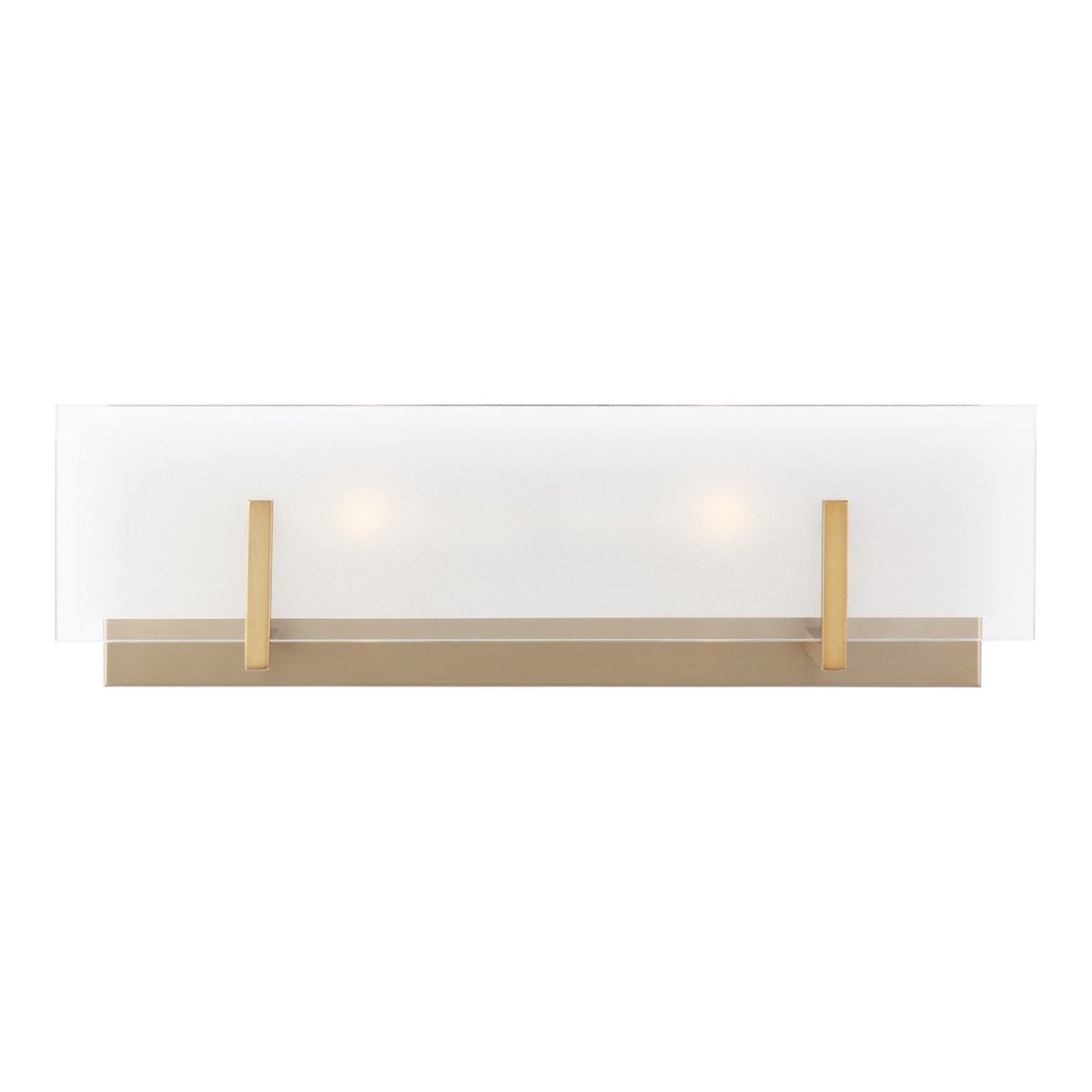 Barre d'éclairage de salle de bain Syll - Laiton satiné 18" by Visual Comfort Studio | Luminaires & cie