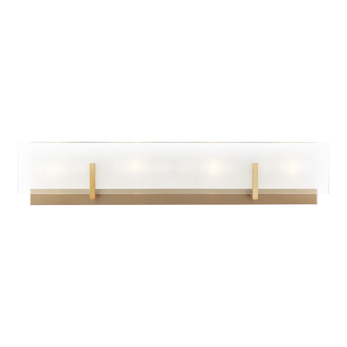 Barre d'éclairage de salle de bain Syll - Laiton satiné 26" by Visual Comfort Studio | Luminaires & cie
