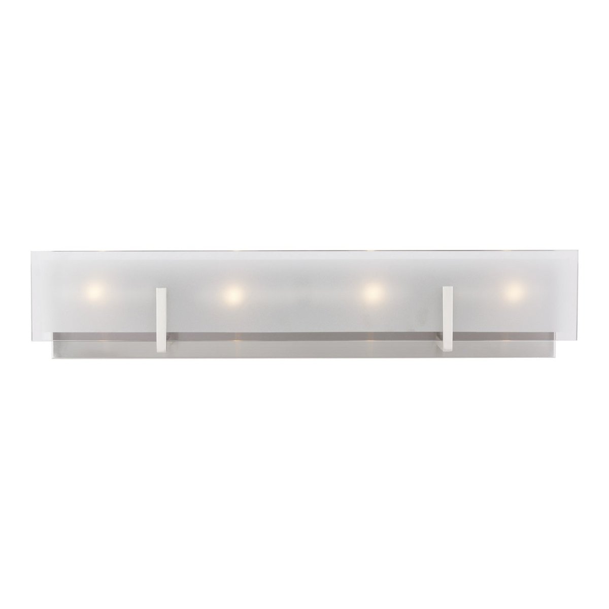 Barre d'éclairage de salle de bain Syll - Nickel brossé 26" by Visual Comfort Studio | Luminaires & cie