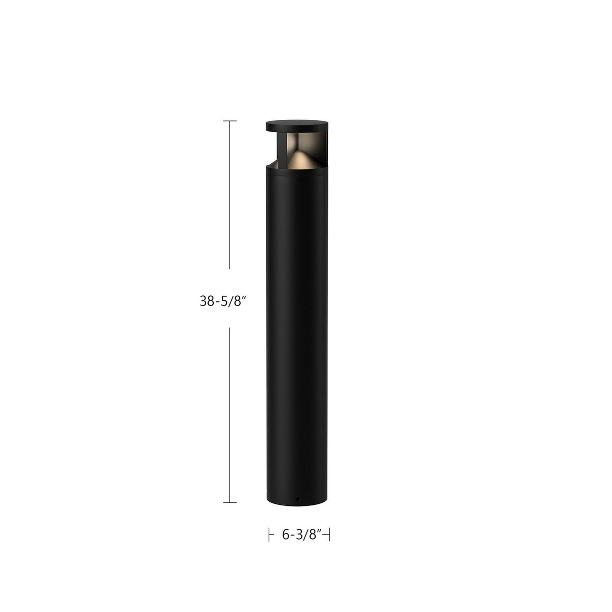 Borne d'éclairage Glen 38 5/8" – vue 2