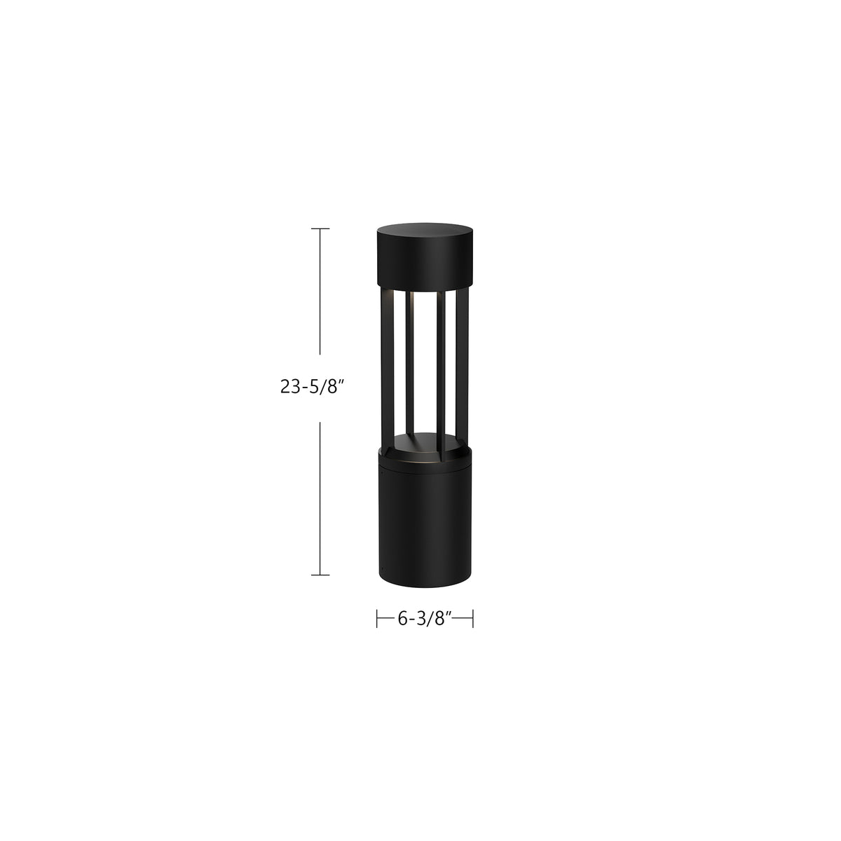 Borne d'éclairage Knox 23 5/8" – vue 3