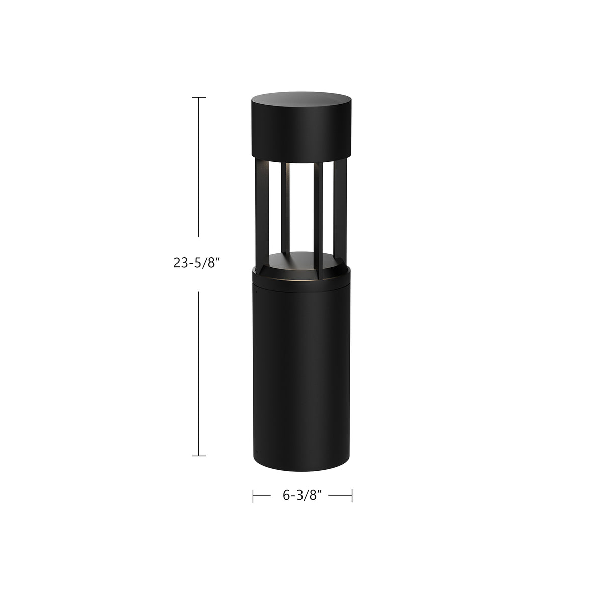 Borne d'éclairage Novato 23 5/8" – vue 3