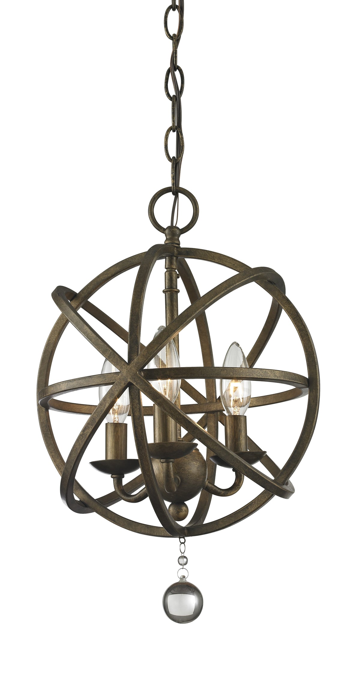 Lustre Acadia Bronze doré, 12" – Z-Lite