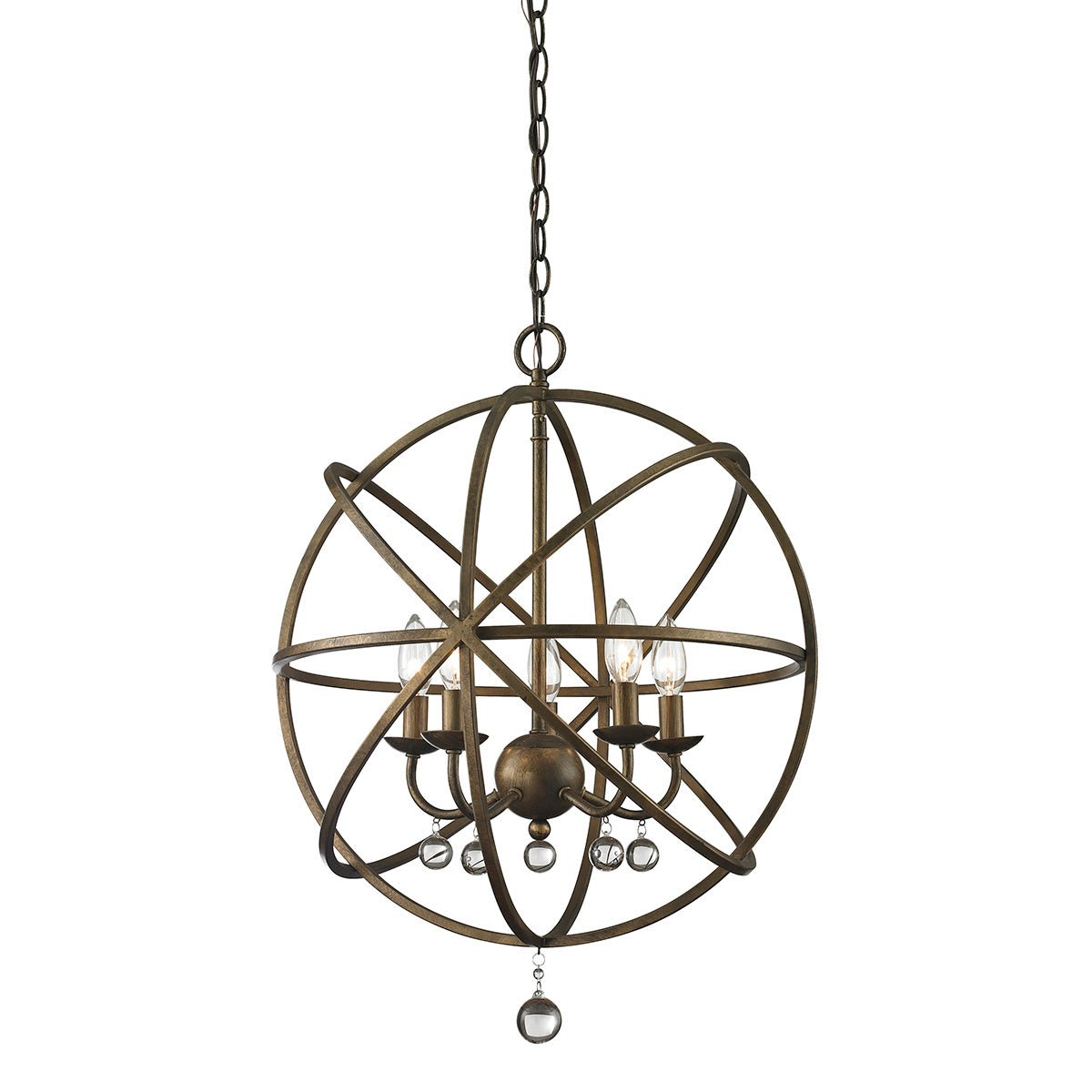 Chandelier Acadia - Bronze Or 20" by Z - Lite | Luminaires & cie