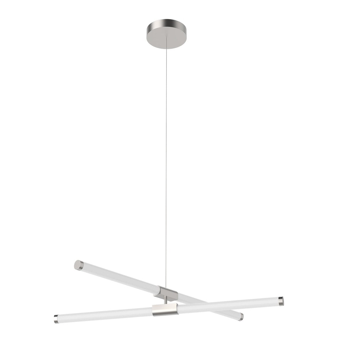 Chandelier Akari - Nickel brossé 35 1/2" by Kuzco Lighting | Luminaires & cie