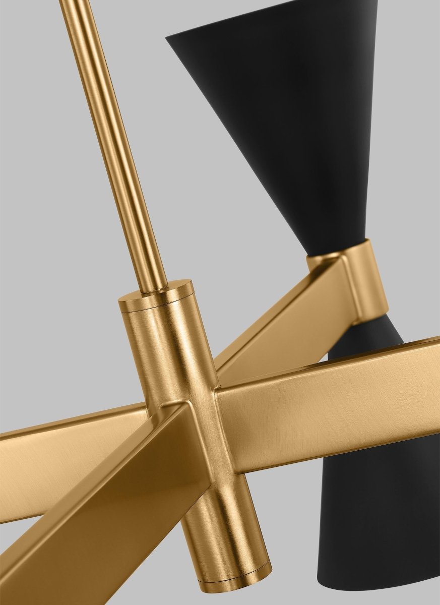 Chandelier Albertine - Noir de minuit 48" by Visual Comfort Studio | Luminaires & cie