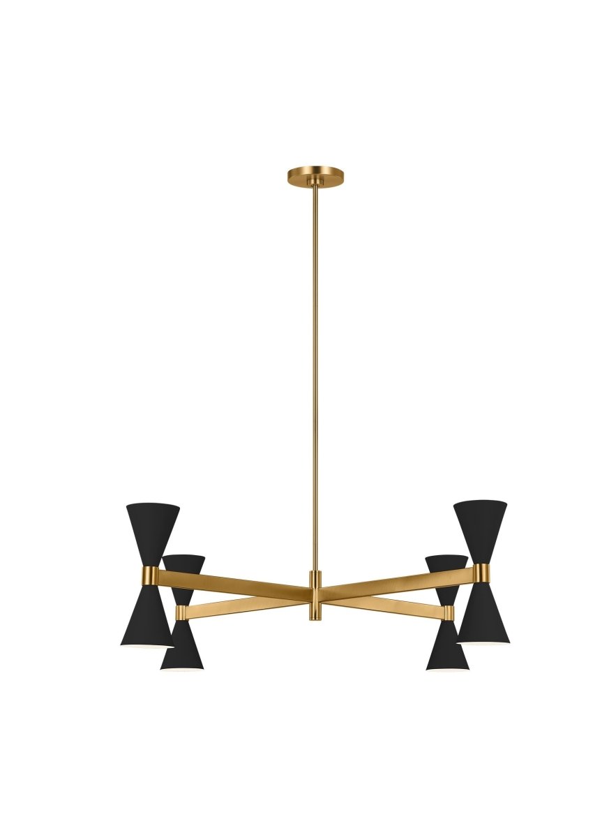 Chandelier Albertine - Noir de minuit 32" by Visual Comfort Studio | Luminaires & cie