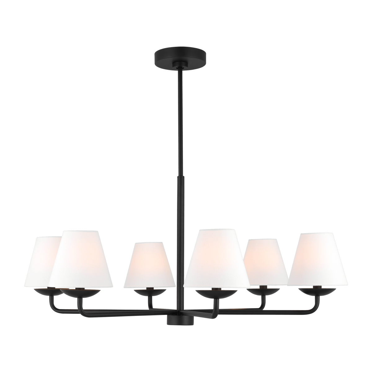 Chandelier Albion - Noir de minuit 34" by Visual Comfort Studio | Luminaires & cie