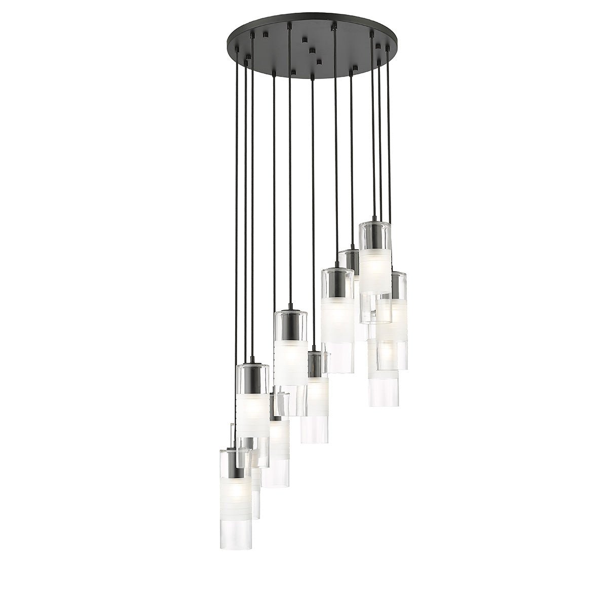 Chandelier Alton - Noir mat 24" by Z - Lite | Luminaires & cie