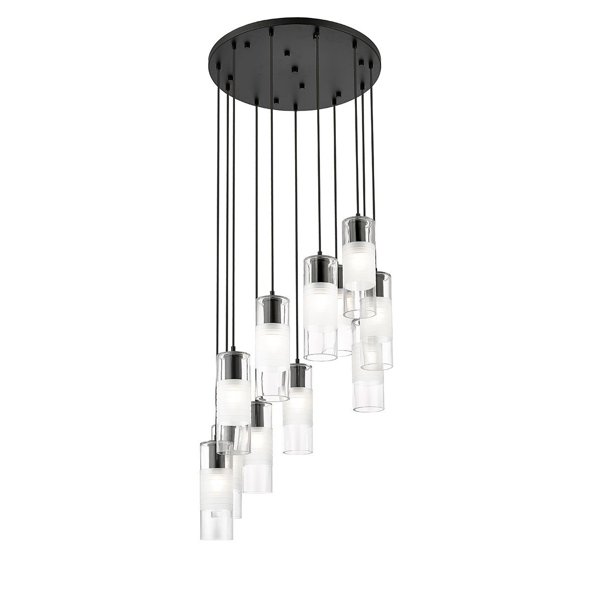 Chandelier Alton - Noir mat 24" by Z - Lite | Luminaires & cie
