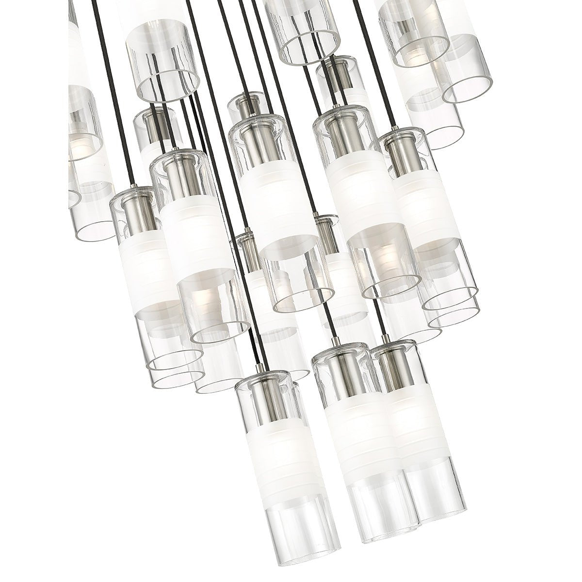 Chandelier Alton - Nickel brossé 36" by Z - Lite | Luminaires & cie