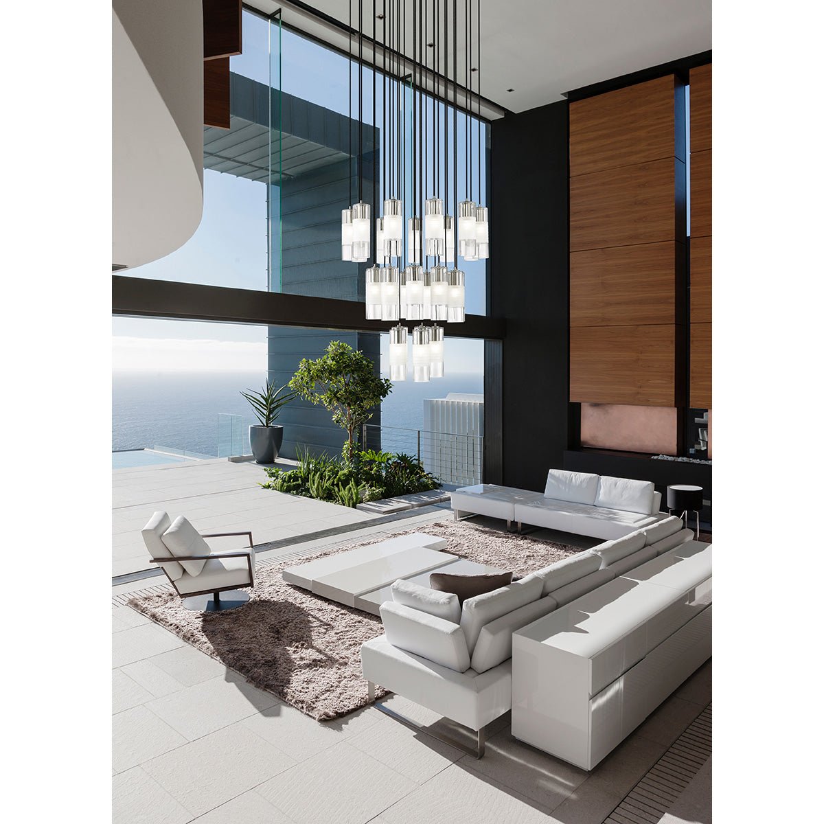 Chandelier Alton - Nickel brossé 36" by Z - Lite | Luminaires & cie