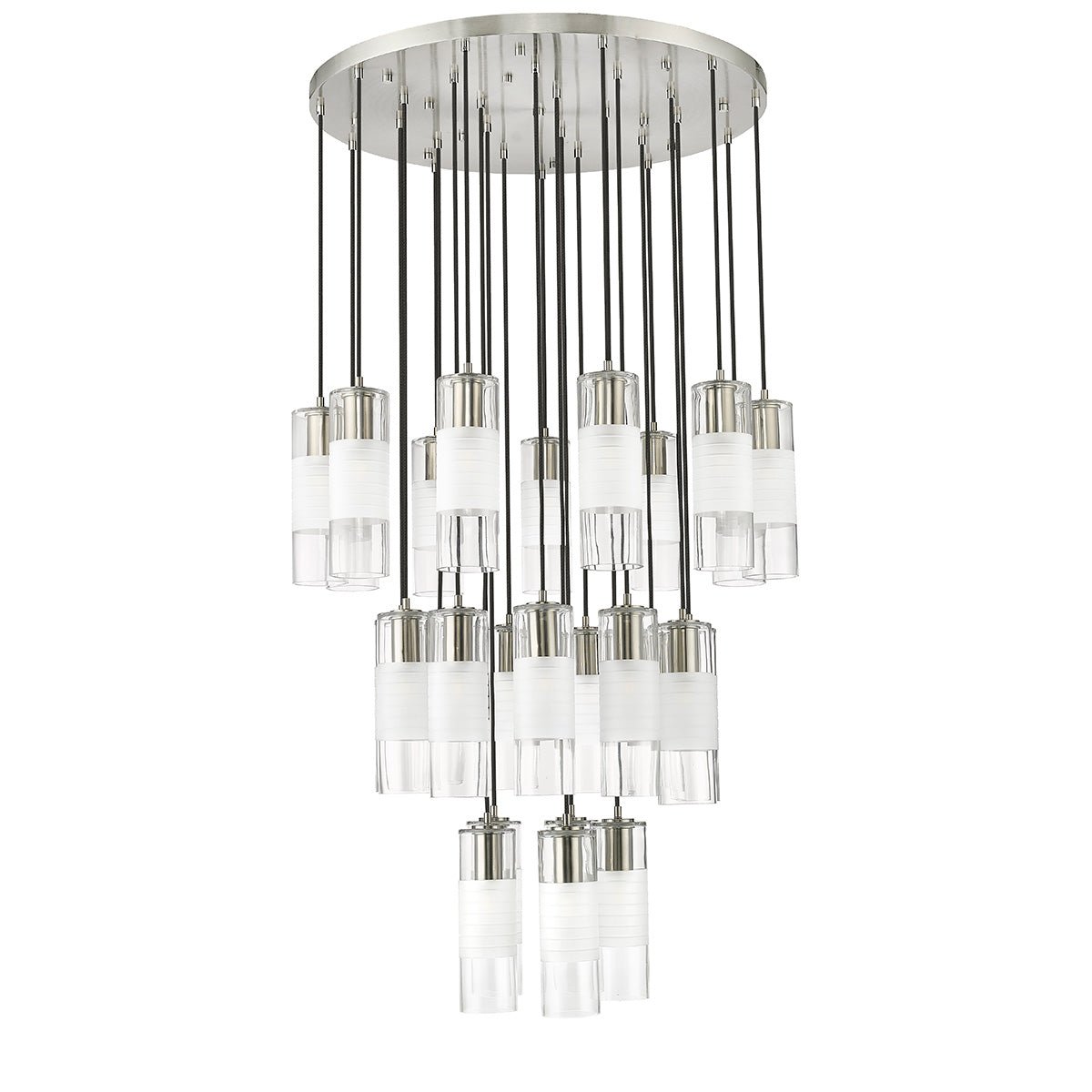 Chandelier Alton - Nickel brossé 36" by Z - Lite | Luminaires & cie