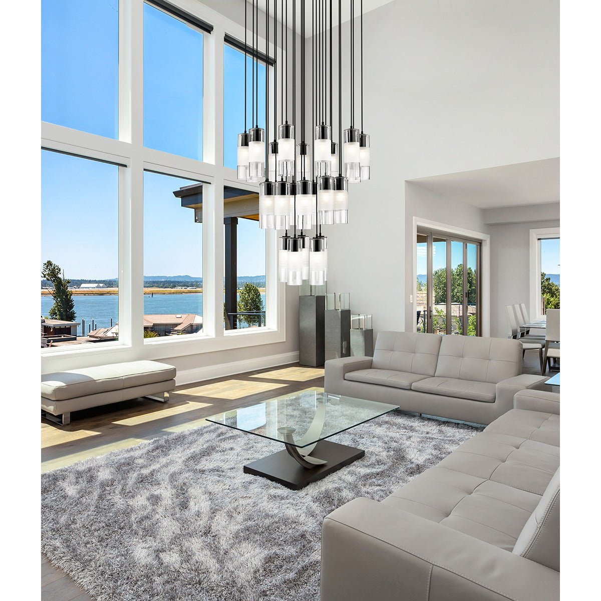 Chandelier Alton - Noir mat 36" by Z - Lite | Luminaires & cie