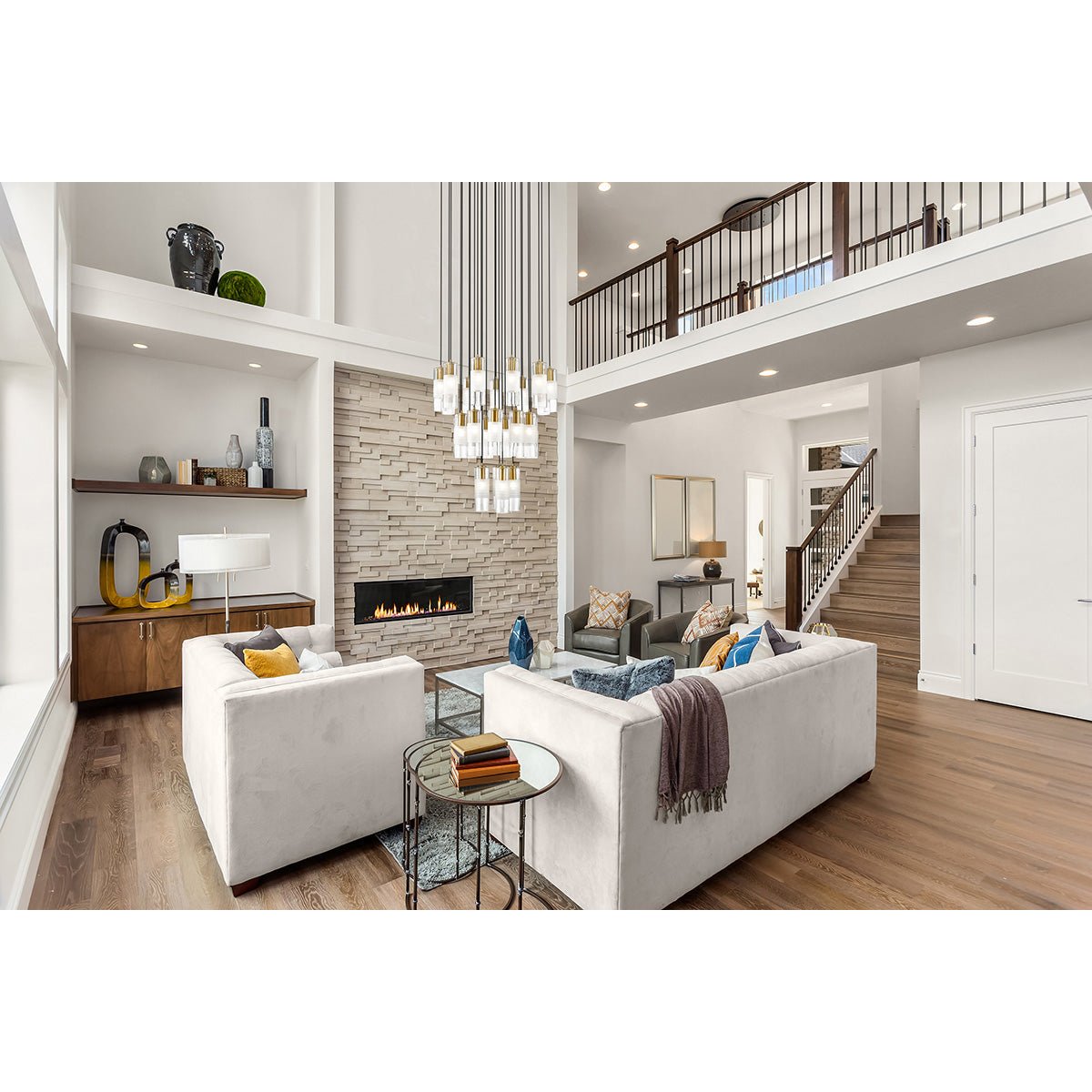Chandelier Alton - Or moderne 36" by Z - Lite | Luminaires & cie