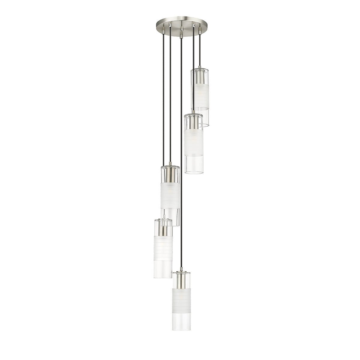 Chandelier Alton - Nickel brossé 12" by Z - Lite | Luminaires & cie