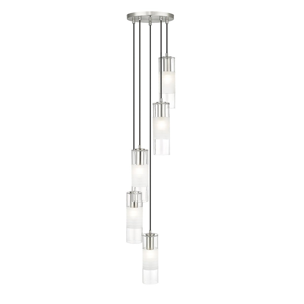 Chandelier Alton - Nickel brossé 12" by Z - Lite | Luminaires & cie