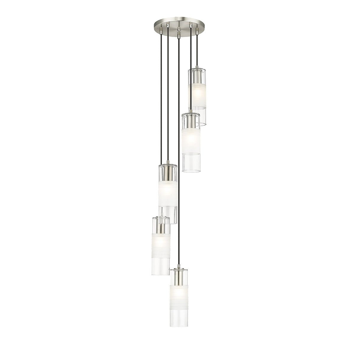 Chandelier Alton - Nickel brossé 12" by Z - Lite | Luminaires & cie