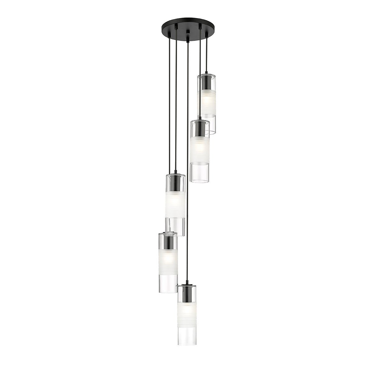 Chandelier Alton - Noir mat 12" by Z - Lite | Luminaires & cie
