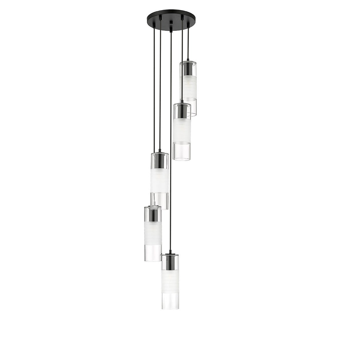 Chandelier Alton - Noir mat 12" by Z - Lite | Luminaires & cie