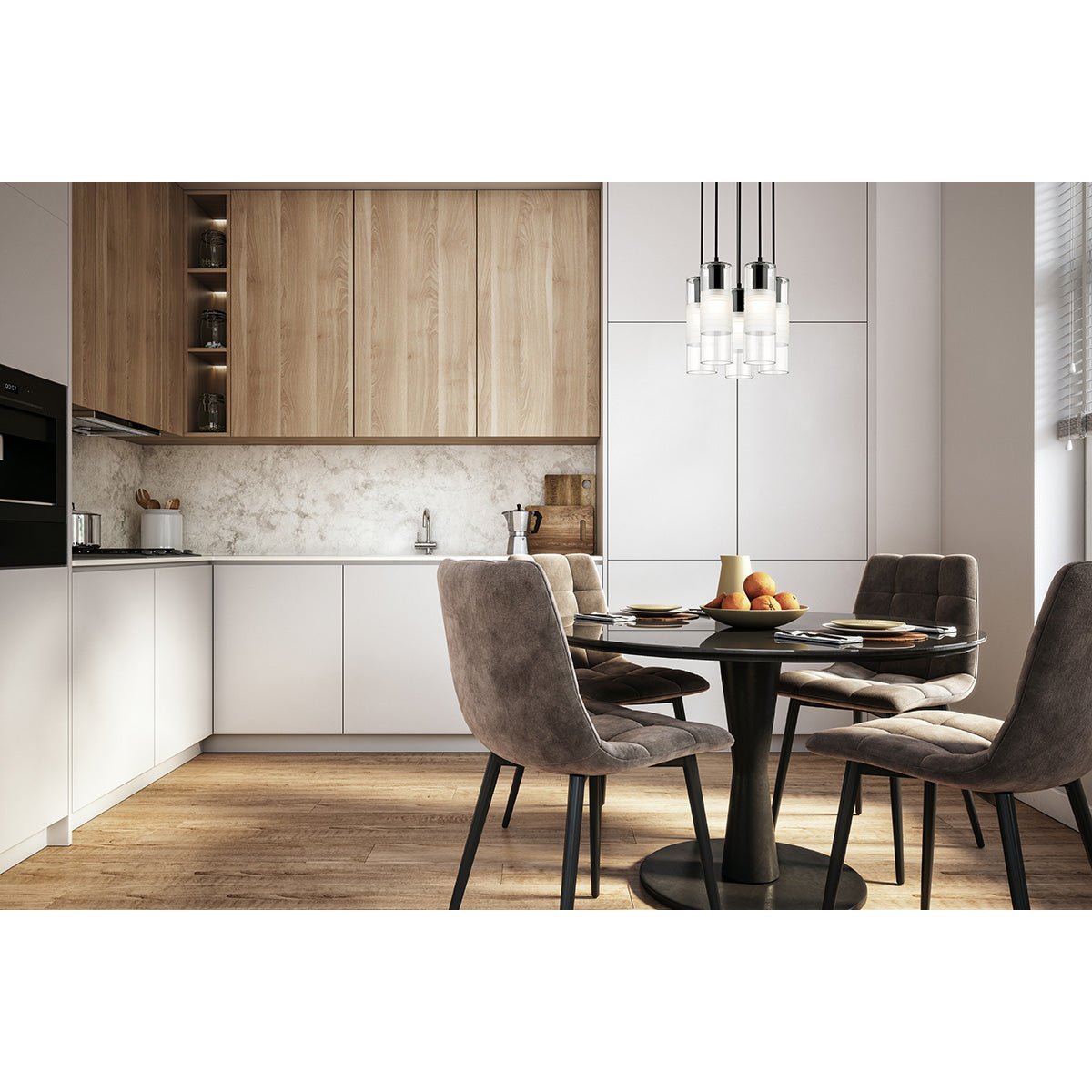 Chandelier Alton - Noir mat 12" by Z - Lite | Luminaires & cie