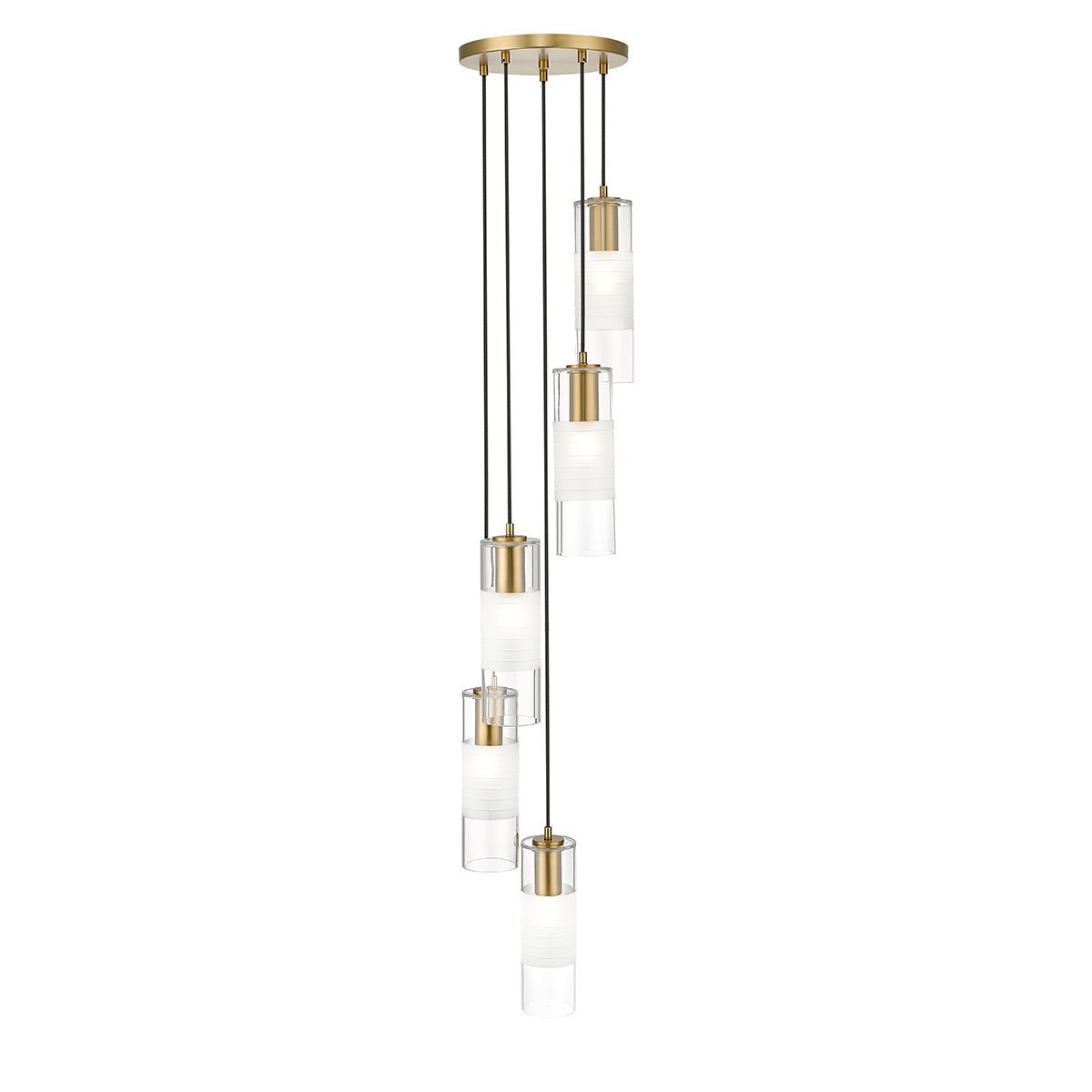 Chandelier Alton - Or moderne 12" by Z - Lite | Luminaires & cie