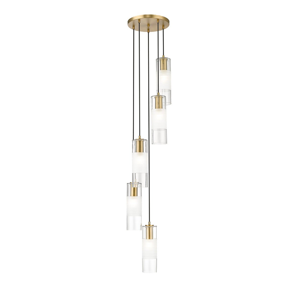 Chandelier Alton - Or moderne 12" by Z - Lite | Luminaires & cie
