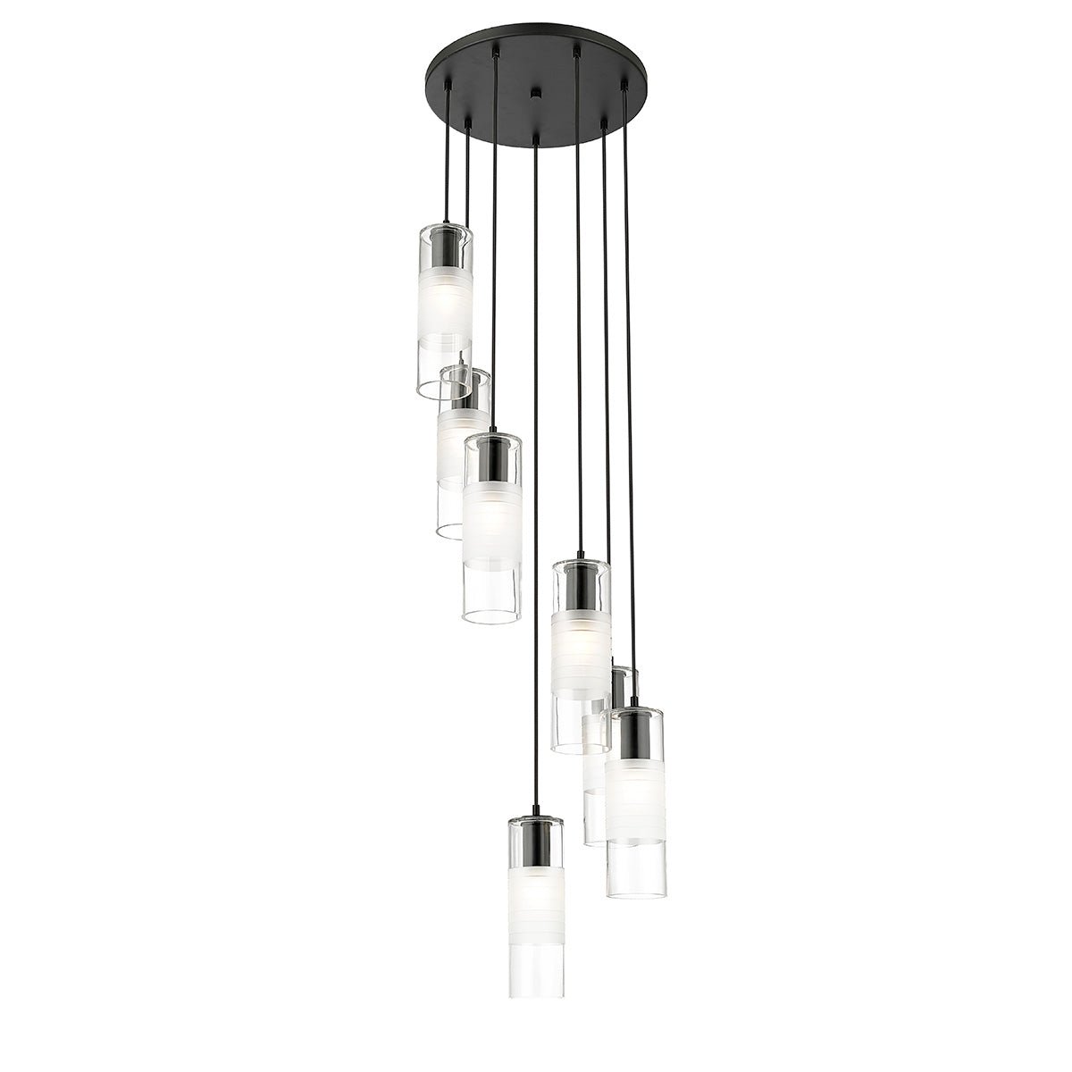 Chandelier Alton - Noir mat 18" by Z - Lite | Luminaires & cie