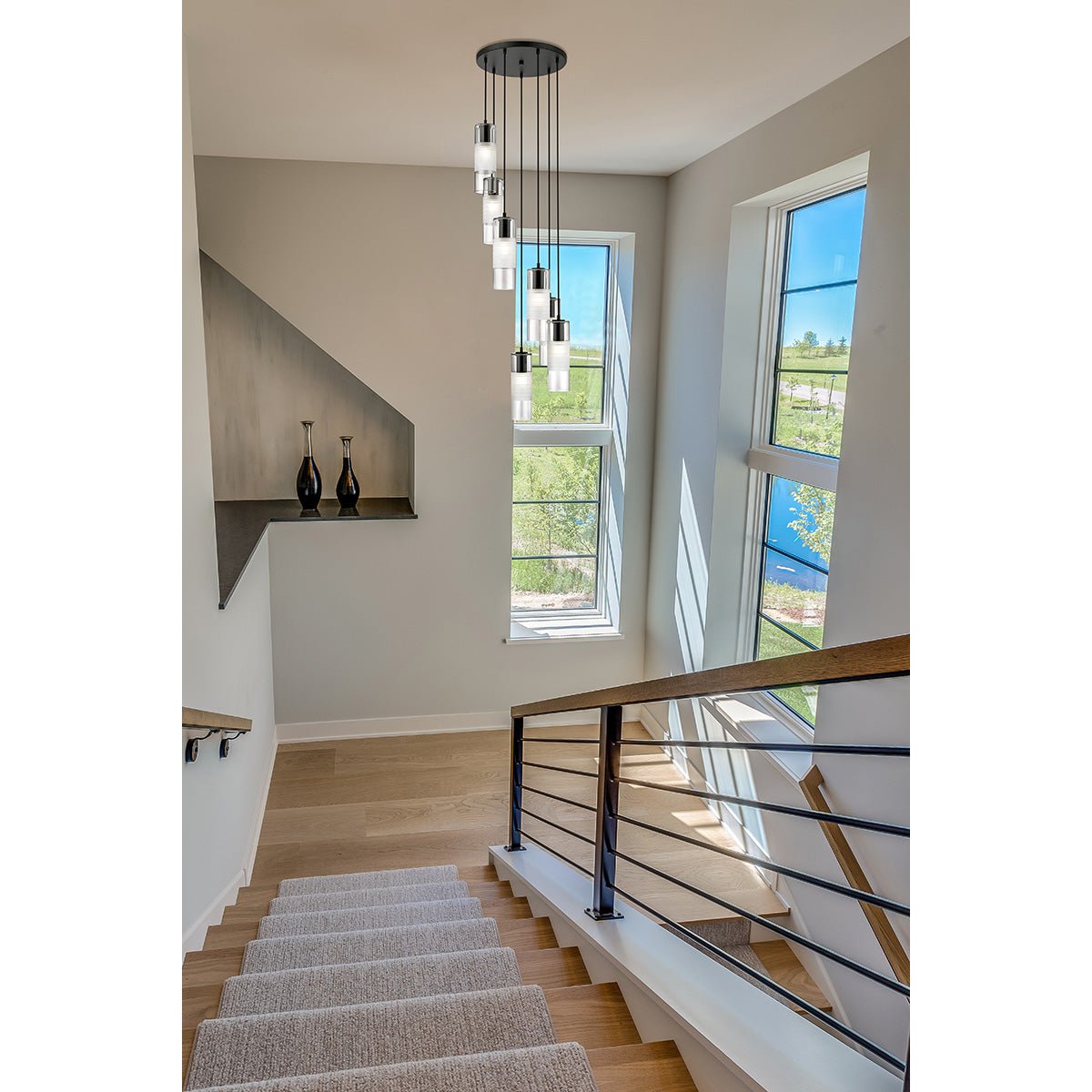 Chandelier Alton - Noir mat 18" by Z - Lite | Luminaires & cie