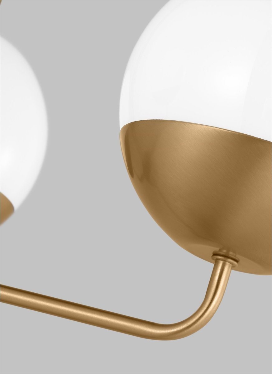 Chandelier Alvin - Laiton satiné 20 1/4" Ampoules DEL incluses by Visual Comfort Studio | Luminaires & cie