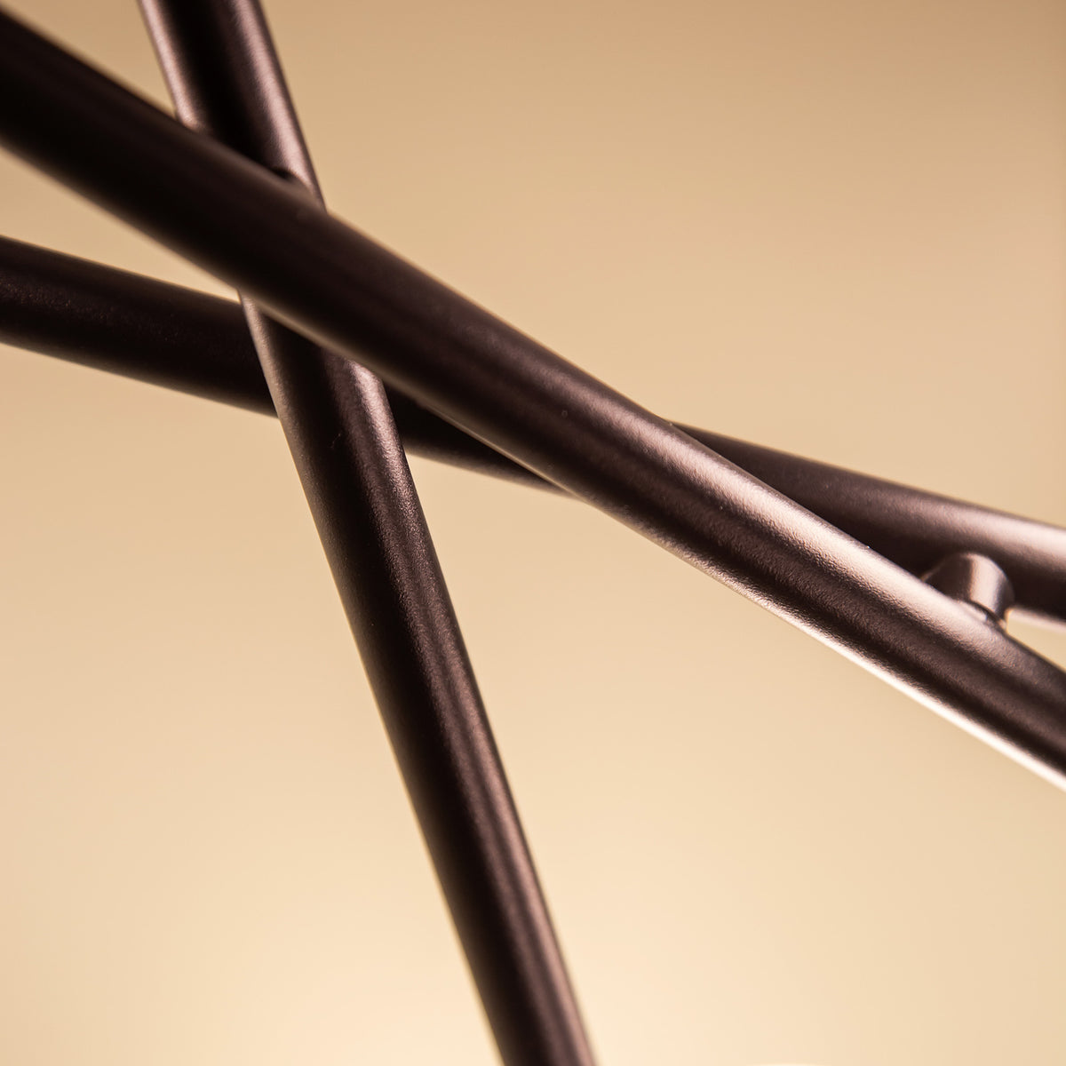 Lustre Amara Noir / Verre opale – vue 3