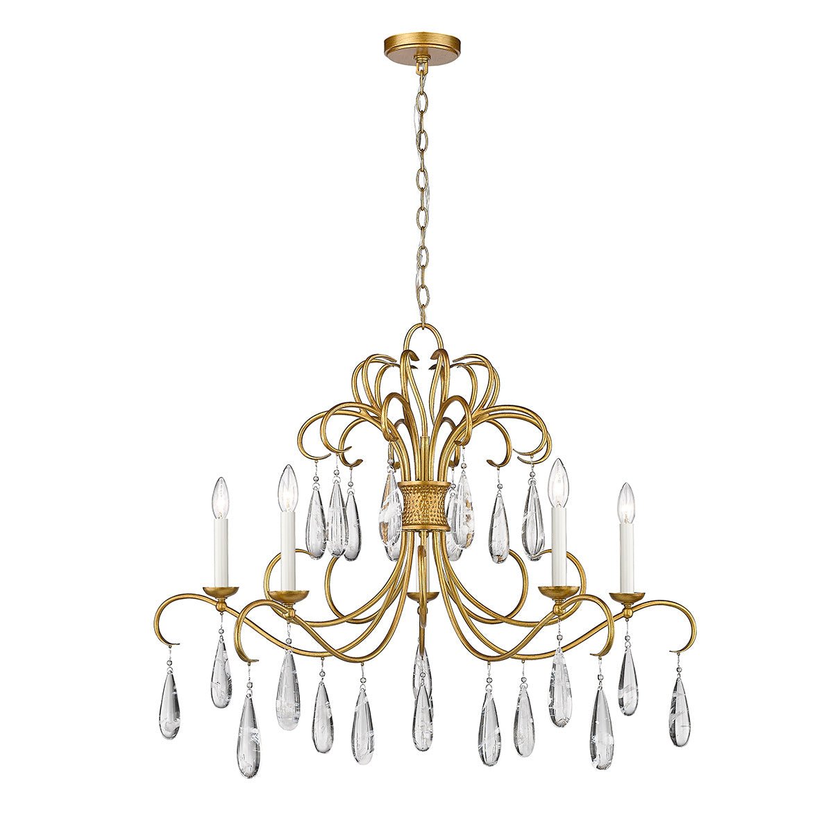 Chandelier Amara - Or doré by Z - Lite | Luminaires & cie