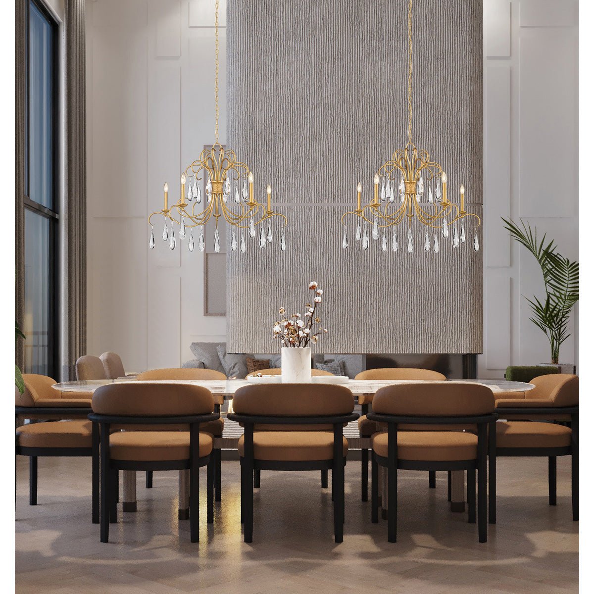 Chandelier Amara - Or doré by Z - Lite | Luminaires & cie