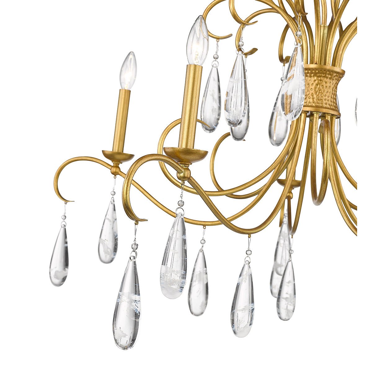 Chandelier Amara - Or doré by Z - Lite | Luminaires & cie