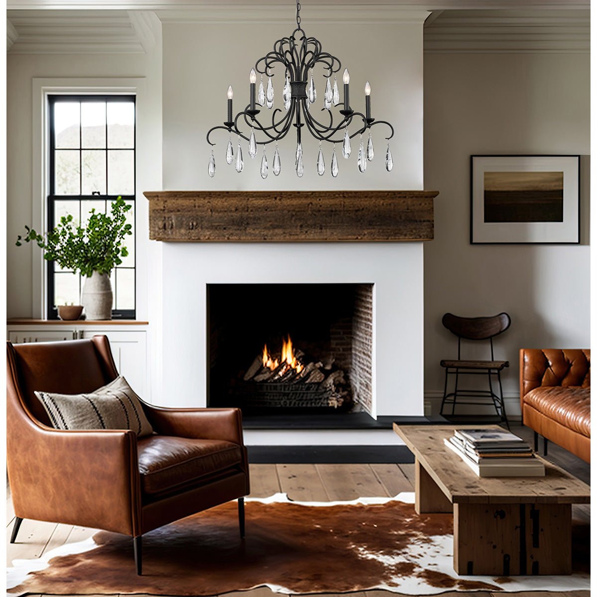 Chandelier Amara - Noir mat by Z - Lite | Luminaires & cie