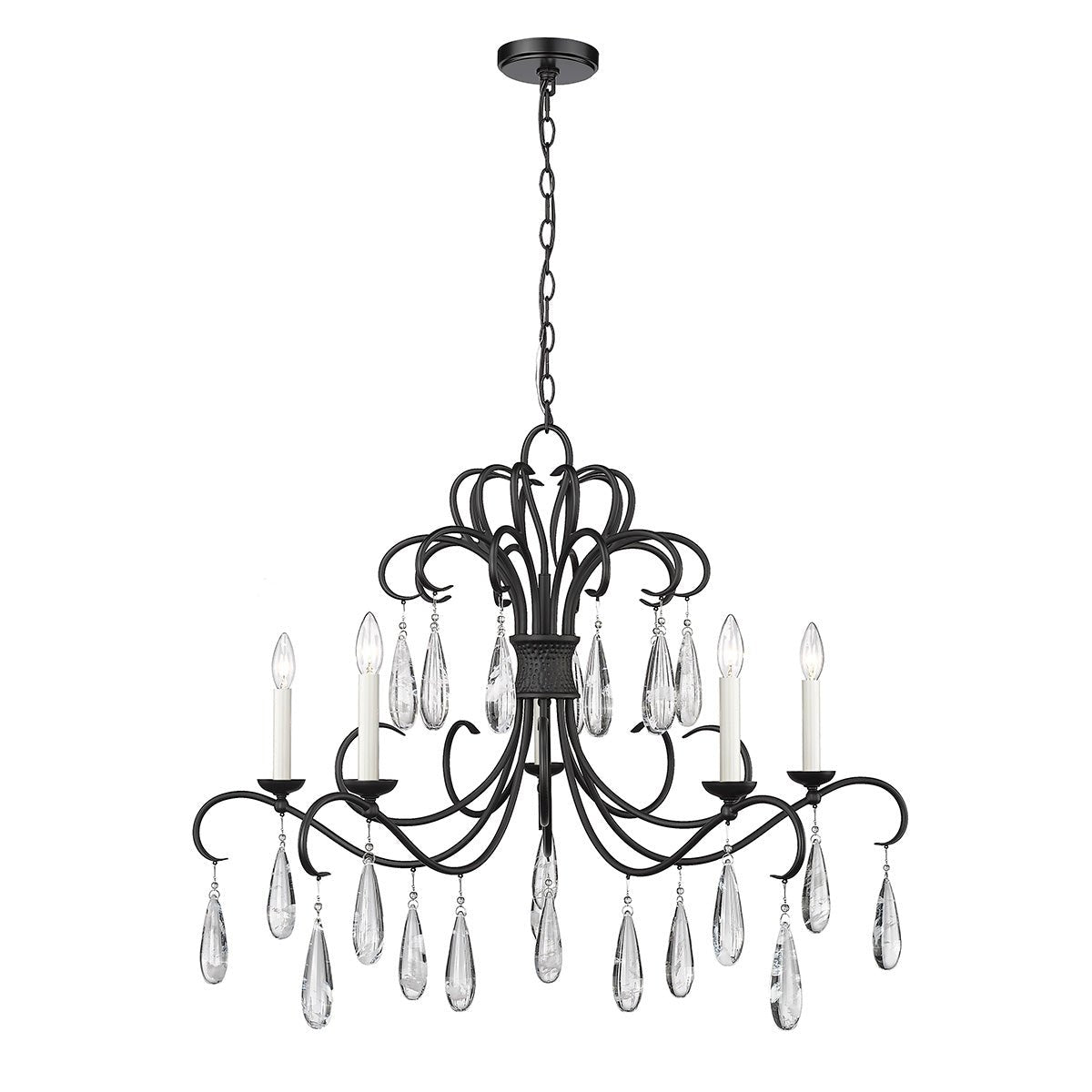 Chandelier Amara - Noir mat by Z - Lite | Luminaires & cie