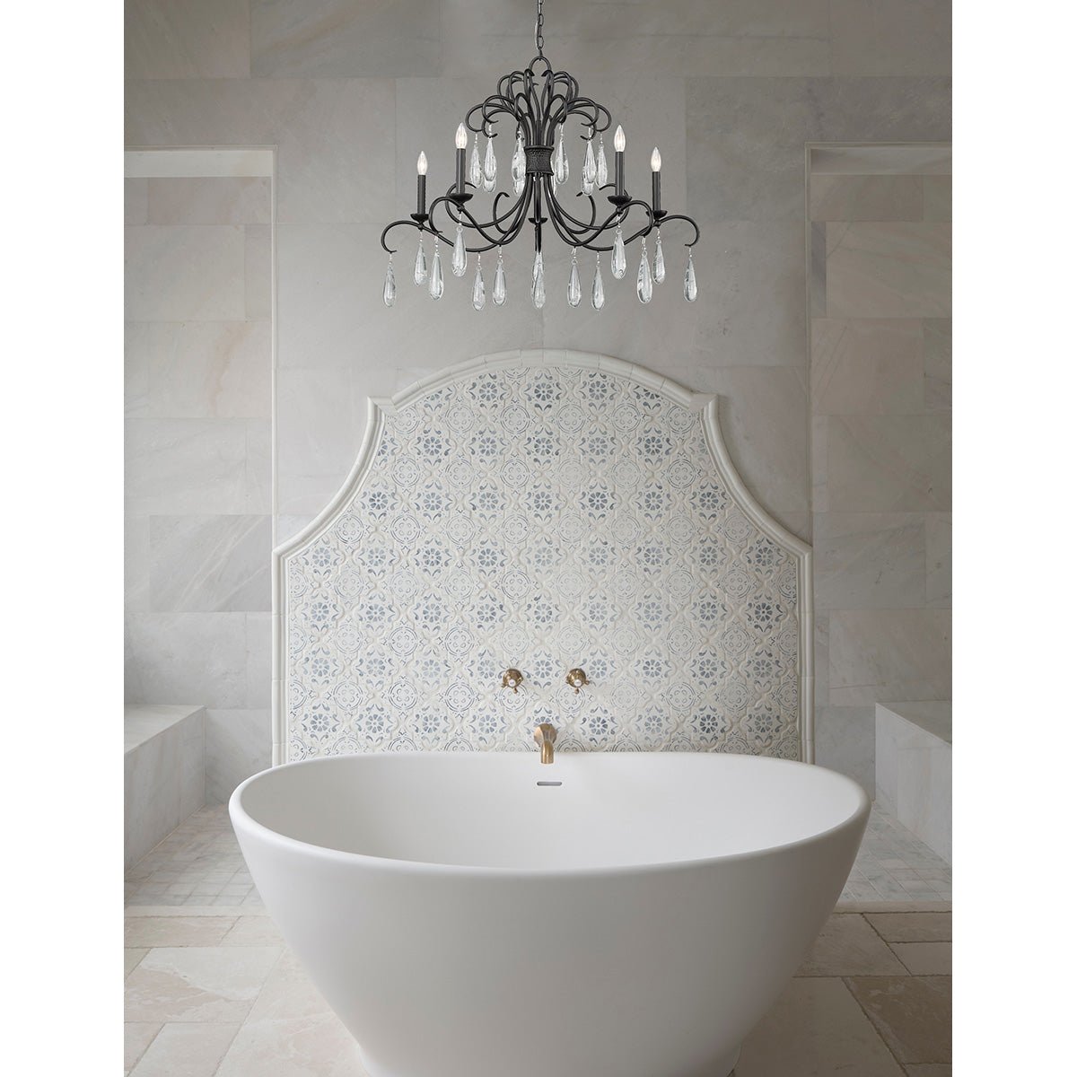 Chandelier Amara - Noir mat by Z - Lite | Luminaires & cie