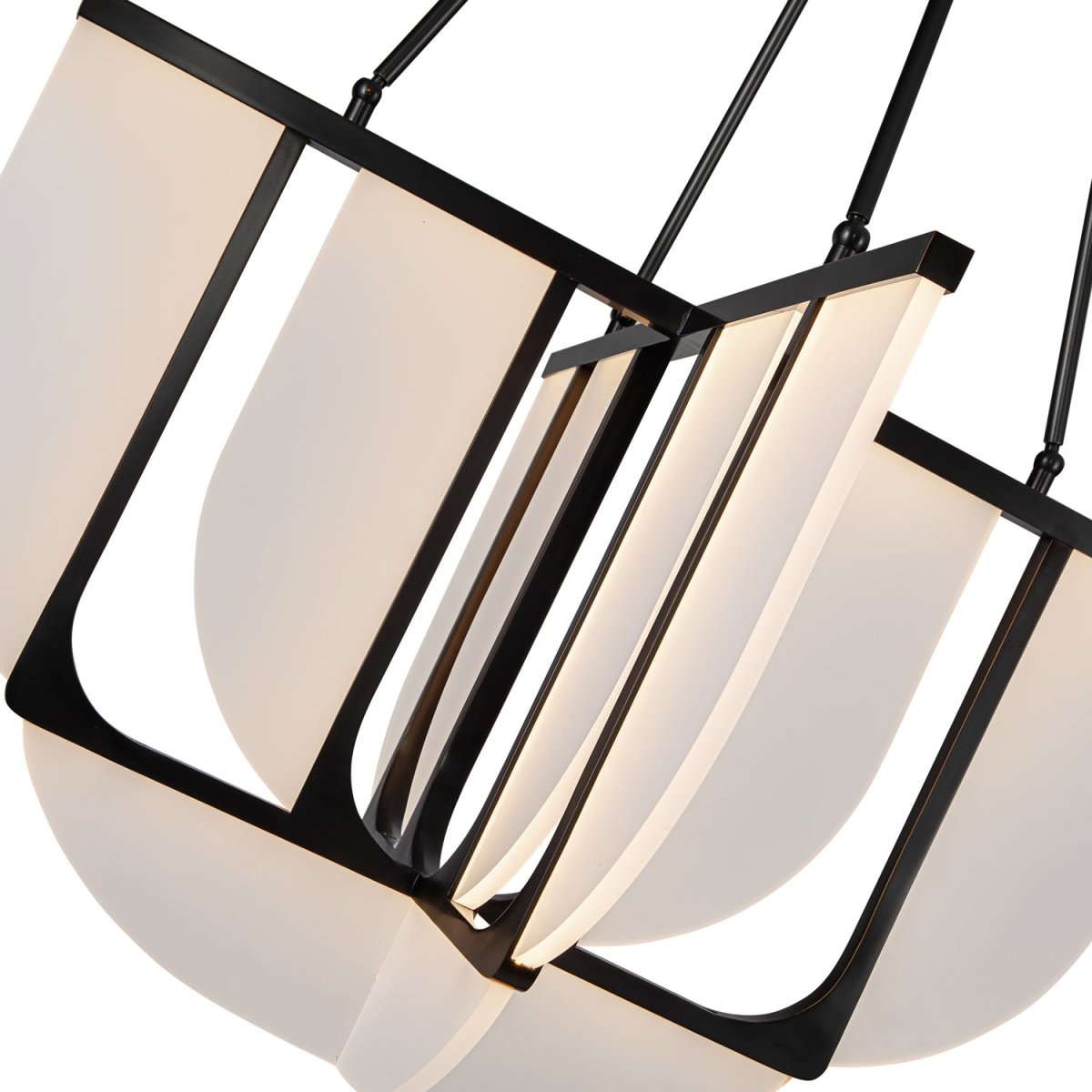 Chandelier Anders - Bronze urbain by Alora Lighting | Luminaires & cie