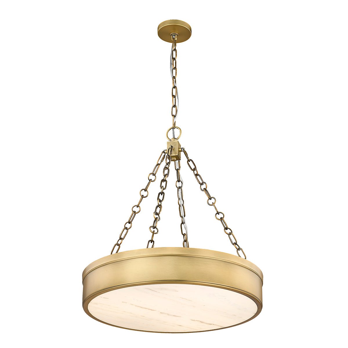 Chandelier Anders - Laiton frotté by Z - Lite | Luminaires & cie